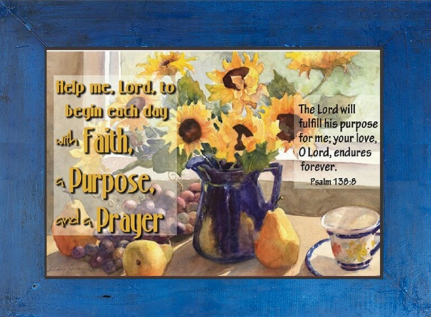Sunflower kitchen scripture picture